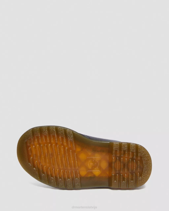 Dr. Martens apavi bērni melns mīksts t toddler 1461 softy t ādas oxford kurpes LHJP405
