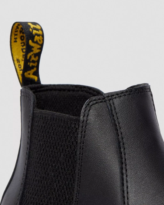 Dr. Martens apavi bērni melns mīksts t jauniešu 2976 softy t ādas chelsea zābaki LHJP459