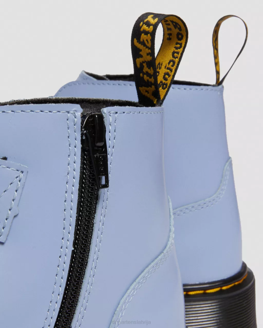 Dr. Martens apavi bērni zen zils lissome jauniešu devon bex ādas puszābaki LHJP466