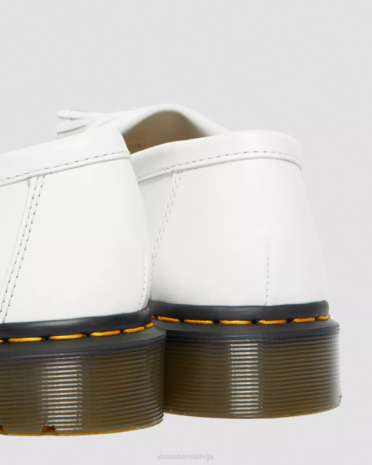 Dr. Martens apavi sievietes gluda adrian dzeltenā dūriena ādas pušķu klaipi LHJP378