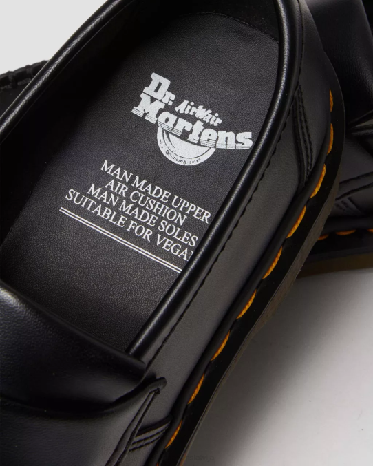 Dr. Martens apavi sievietes melnais felikss noberzt vegāns adrians felikss pušķu loafers LHJP376