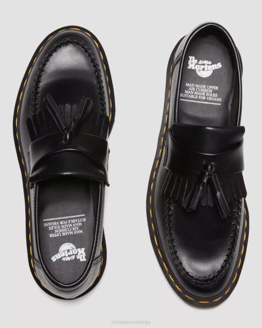 Dr. Martens apavi sievietes melnais felikss noberzt vegāns adrians felikss pušķu loafers LHJP376