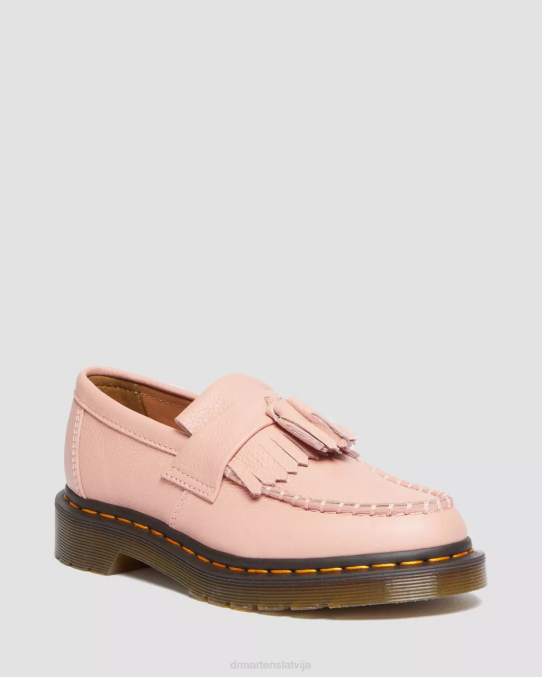 Dr. Martens apavi sievietes persiku bēša Virdžīnija adrian virginia ādas pušķu loafers LHJP379
