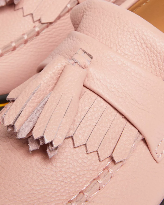 Dr. Martens apavi sievietes persiku bēša Virdžīnija adrian virginia ādas pušķu loafers LHJP379