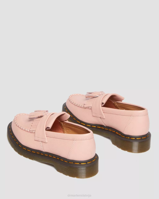 Dr. Martens apavi sievietes persiku bēša Virdžīnija adrian virginia ādas pušķu loafers LHJP379