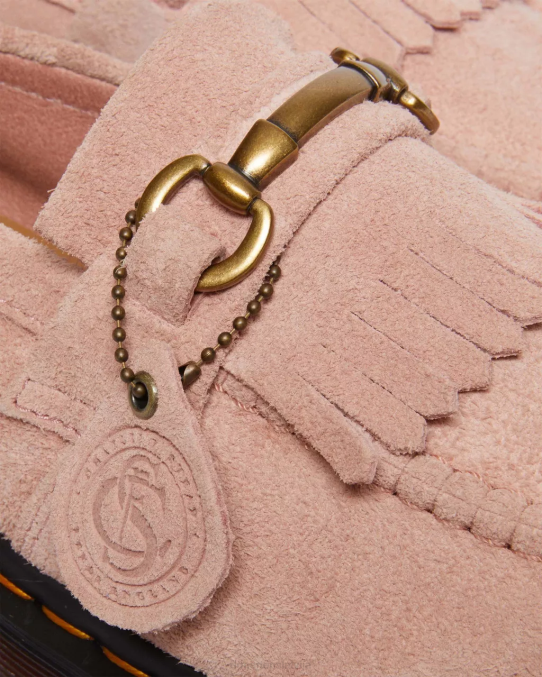 Dr. Martens apavi sievietes persiku bēša tuksneša oāzes zamšāda adrian snaffle desert oasis zamšādas loafers LHJP383