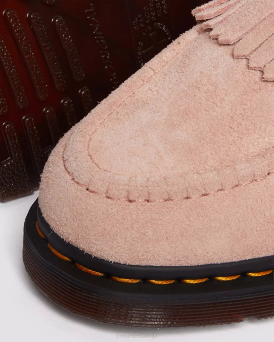 Dr. Martens apavi sievietes persiku bēša tuksneša oāzes zamšāda adrian snaffle desert oasis zamšādas loafers LHJP383