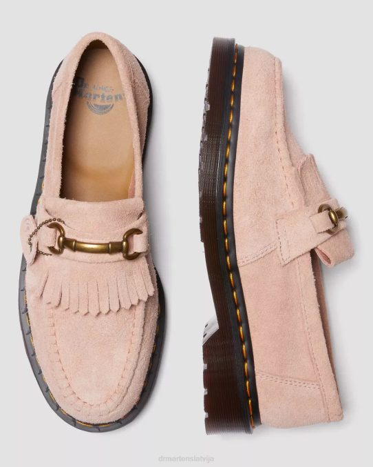 Dr. Martens apavi sievietes persiku bēša tuksneša oāzes zamšāda adrian snaffle desert oasis zamšādas loafers LHJP383