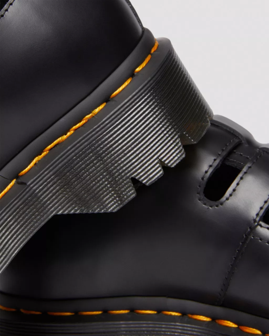 Dr. Martens apavi sievietes melna gluda 8065 ii bex gludas ādas platformas Mary Jane kurpes LHJP225