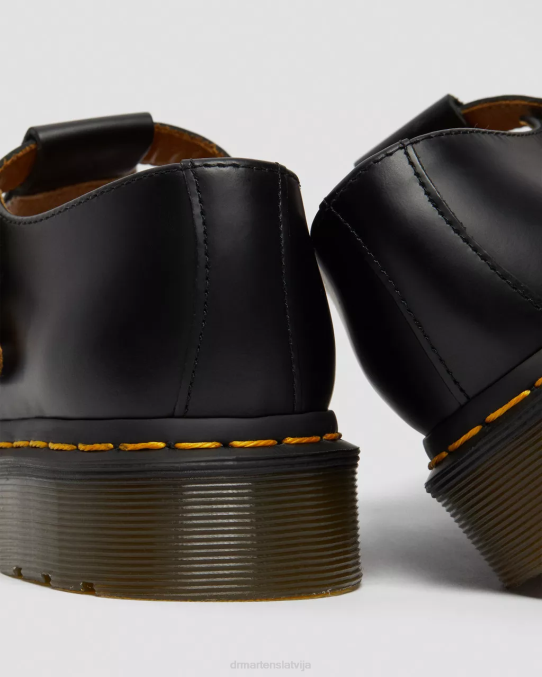 Dr. Martens apavi sievietes melna gluda polley gluda āda Mary Janes LHJP335