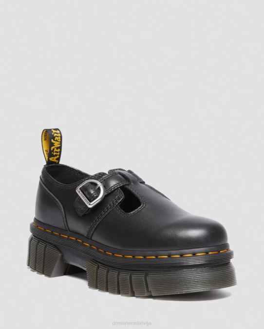 Dr. Martens apavi sievietes melns nappa lux audrick nappa lux platformas Mary Jane kurpes LHJP228