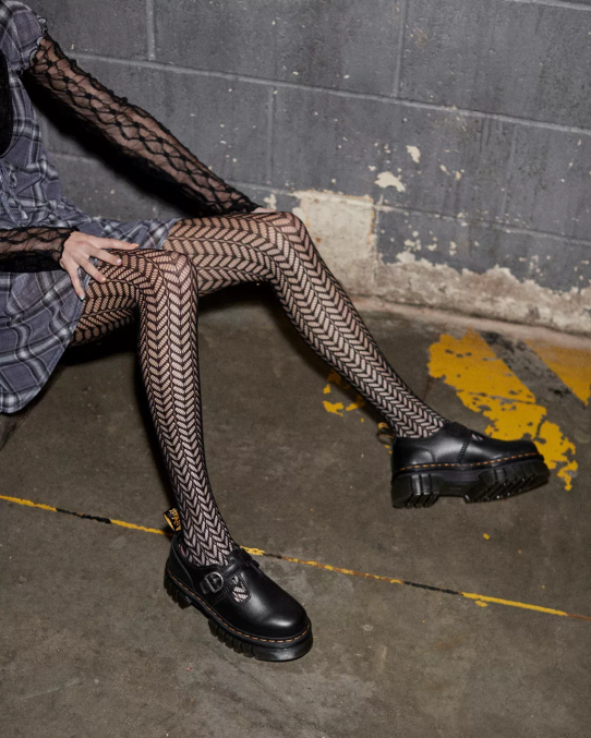 Dr. Martens apavi sievietes melns nappa lux audrick nappa lux platformas Mary Jane kurpes LHJP228