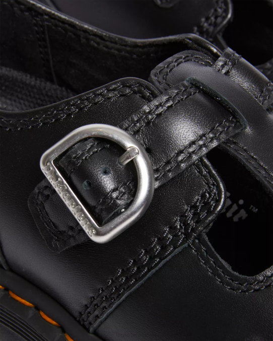 Dr. Martens apavi sievietes melns nappa lux audrick nappa lux platformas Mary Jane kurpes LHJP228