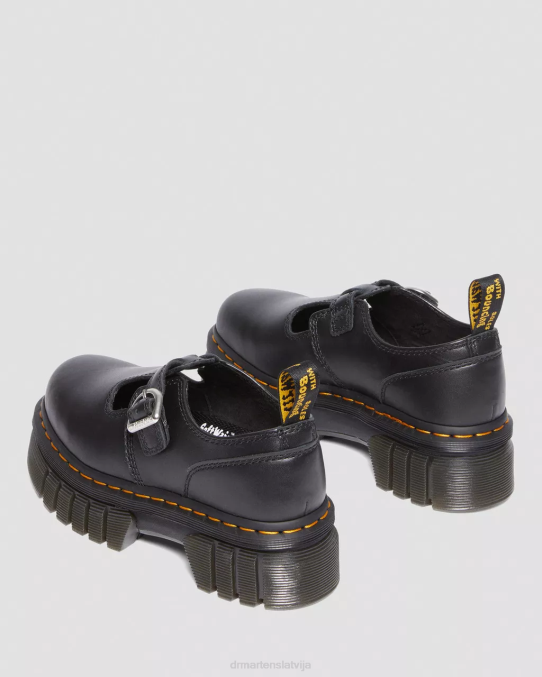 Dr. Martens apavi sievietes melns nappa lux audrick nappa lux platformas Mary Jane kurpes LHJP228