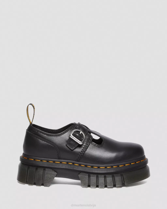 Dr. Martens apavi sievietes melns nappa lux audrick nappa lux platformas Mary Jane kurpes LHJP228