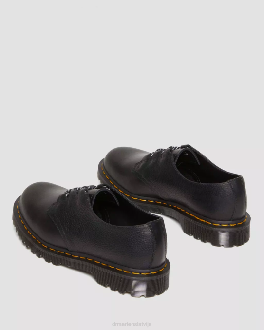Dr. Martens apavi sievietes melnā secura un atacama 1461 ražots Anglijā ghillie ādas oksfordas LHJP316