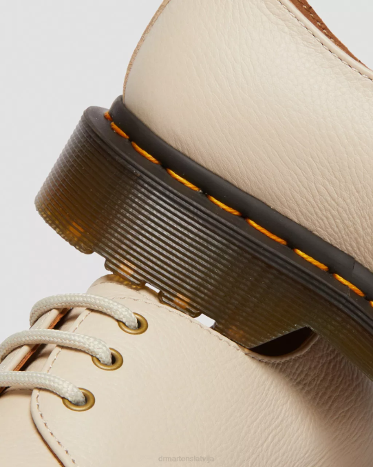 Dr. Martens apavi sievietes pergamenta smilškrāsas virdžīnija 1461 Virdžīnijas ādas oksfordas kurpes LHJP322
