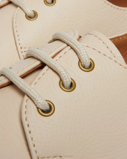 Dr. Martens apavi sievietes pergamenta smilškrāsas virdžīnija 1461 Virdžīnijas ādas oksfordas kurpes LHJP322