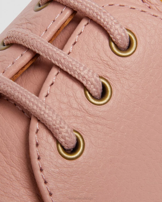 Dr. Martens apavi sievietes persiku bēša Virdžīnija 1461 Virdžīnijas ādas oksfordas kurpes LHJP310