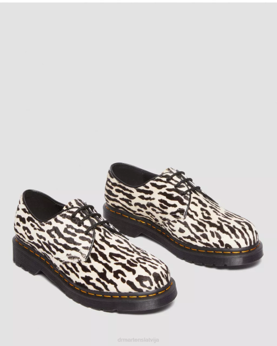 Dr. Martens apavi sievietes uz melnbaltiem matiem 1461 wacko maria oksfordas apavi LHJP293