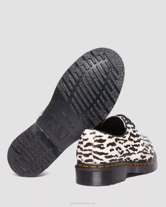 Dr. Martens apavi sievietes uz melnbaltiem matiem 1461 wacko maria oksfordas apavi LHJP293
