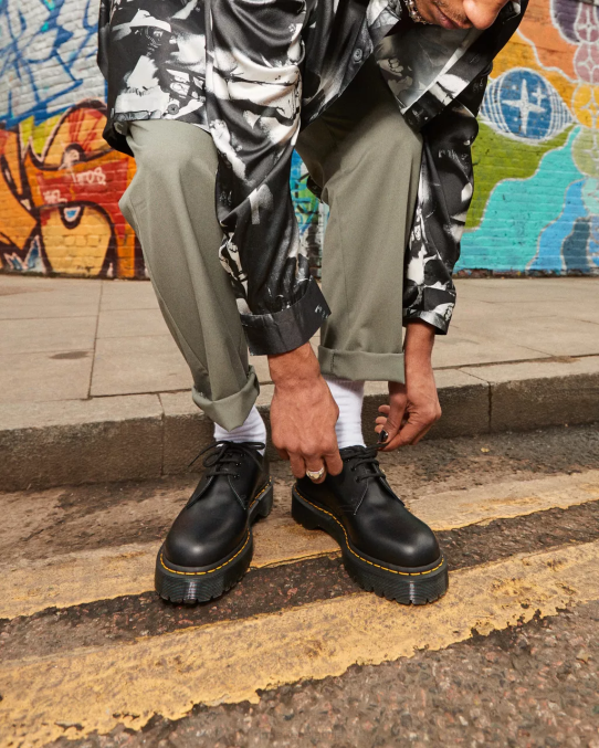 Dr. Martens apavi sievietes melna gluda 1461 bex gludas ādas oksfordas kurpes LHJP220