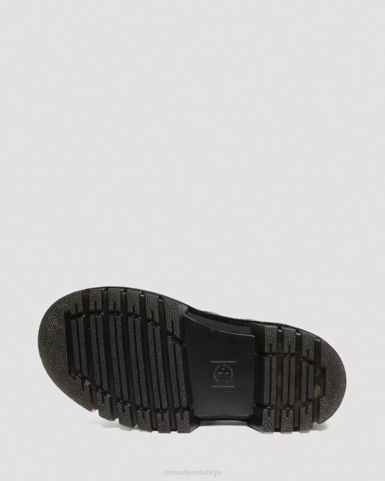 Dr. Martens apavi sievietes bruģakmens pelēks nappa lux ricki nappa lux ādas 3 siksnu platformas sandales LHJP268