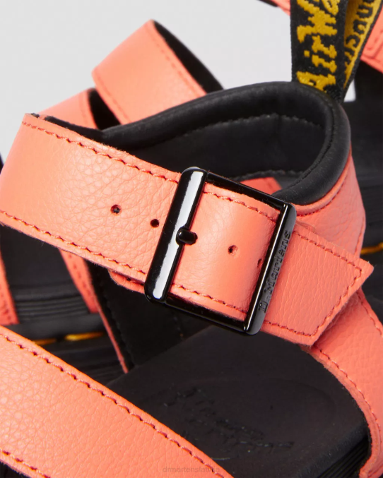 Dr. Martens apavi sievietes koraļļu pisa blaire pisa ādas platformas siksnu sandales LHJP264