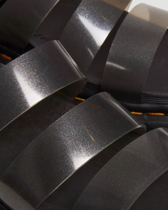 Dr. Martens apavi sievietes melnā pisa blaire jelly glitter strap sandales LHJP351