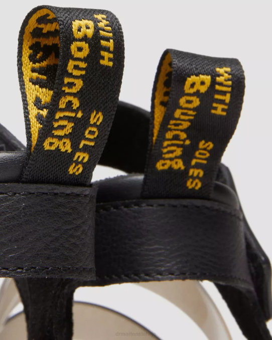 Dr. Martens apavi sievietes melnā pisa blaire jelly glitter strap sandales LHJP351