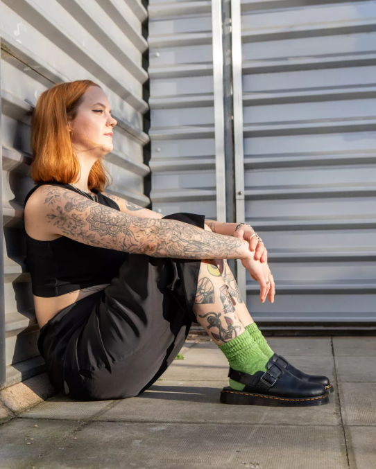 Dr. Martens apavi sievietes melns brendo jorge ii brando ādas slingback mūlis LHJP344