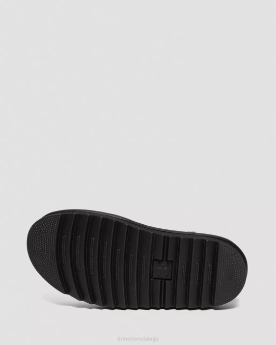 Dr. Martens apavi sievietes pergamenta bēša pisa blaire pisa ādas siksnu sandales LHJP275