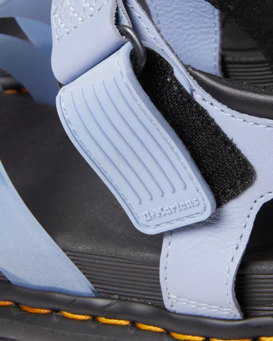 Dr. Martens apavi sievietes zen zilā pisa blaire jelly glitter strap sandales LHJP353