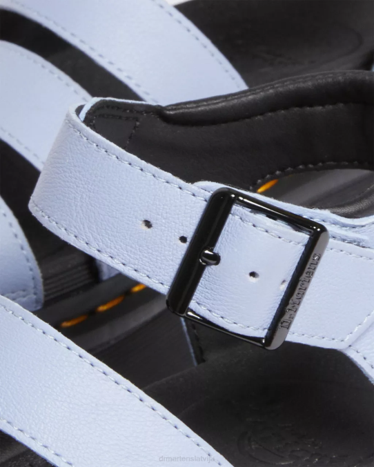 Dr. Martens apavi sievietes zen zilā pisa blaire pisa ādas platformas siksnu sandales LHJP265