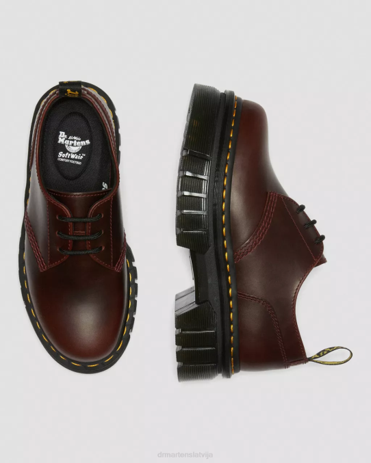 Dr. Martens apavi sievietes brūns brendo audrick brando ādas platformas kurpes LHJP236