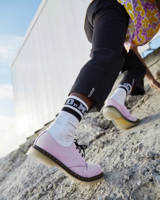 Dr. Martens apavi sievietes ceriņi buttersoft wp 1461 iced ii buttersoft ādas oksfordas apavi LHJP326