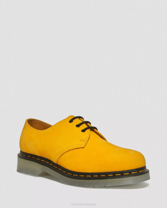 Dr. Martens apavi sievietes dzeltens buttersoft wp 1461 iced ii buttersoft ādas oksfordas apavi LHJP328