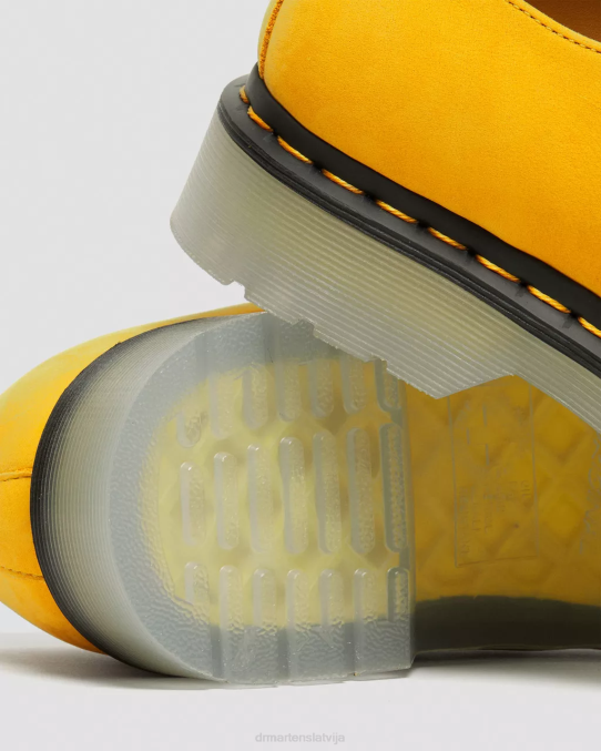 Dr. Martens apavi sievietes dzeltens buttersoft wp 1461 iced ii buttersoft ādas oksfordas apavi LHJP328