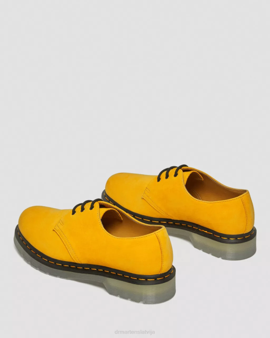 Dr. Martens apavi sievietes dzeltens buttersoft wp 1461 iced ii buttersoft ādas oksfordas apavi LHJP328