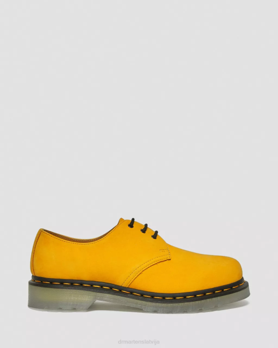 Dr. Martens apavi sievietes dzeltens buttersoft wp 1461 iced ii buttersoft ādas oksfordas apavi LHJP328