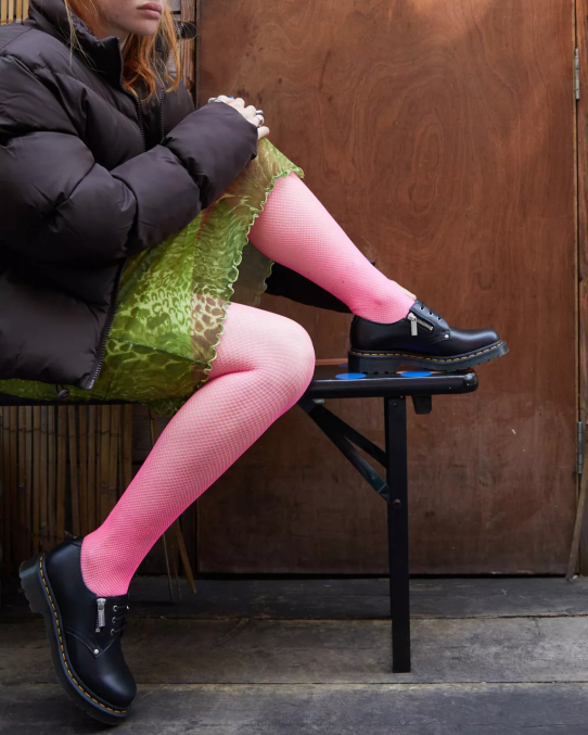 Dr. Martens apavi sievietes melna wanama 1461 dubultā rāvējslēdzēja ādas oksfordas kurpes LHJP309