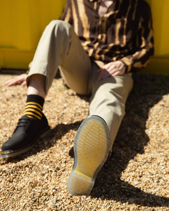 Dr. Martens apavi sievietes melnais buttersoft wp 1461 iced ii buttersoft ādas oksfordas apavi LHJP327