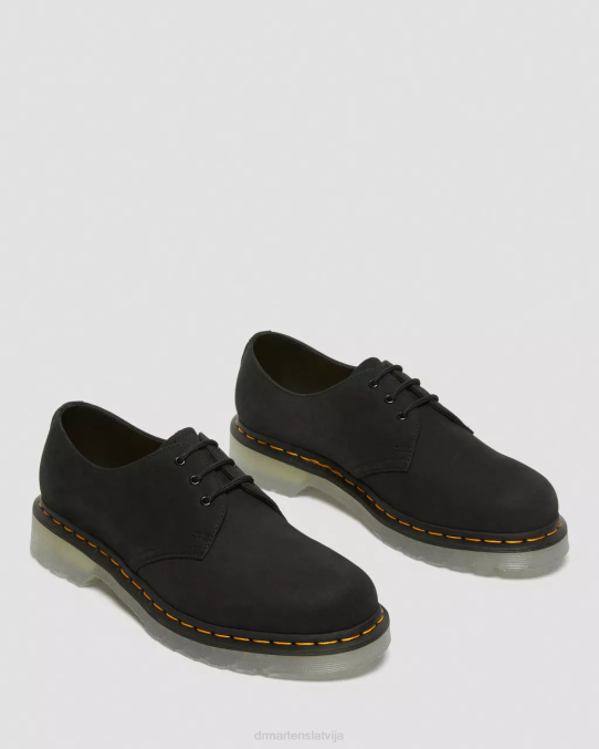 Dr. Martens apavi sievietes melnais buttersoft wp 1461 iced ii buttersoft ādas oksfordas apavi LHJP327