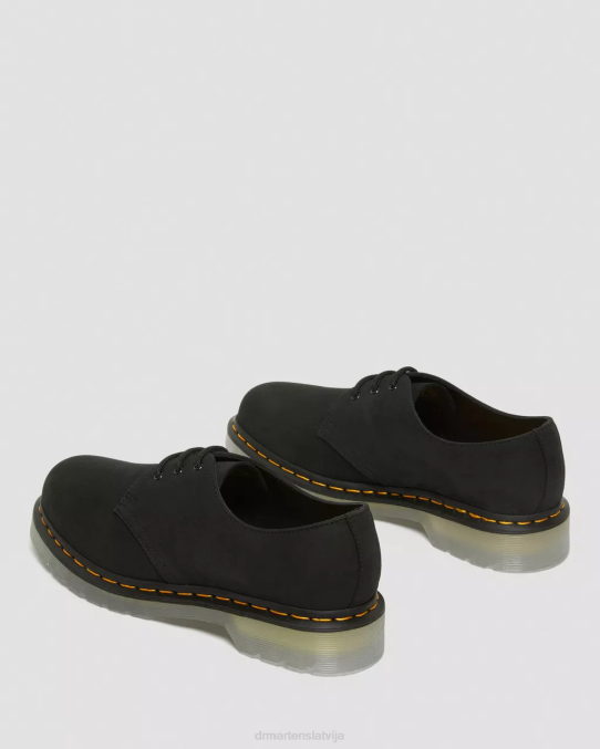 Dr. Martens apavi sievietes melnais buttersoft wp 1461 iced ii buttersoft ādas oksfordas apavi LHJP327