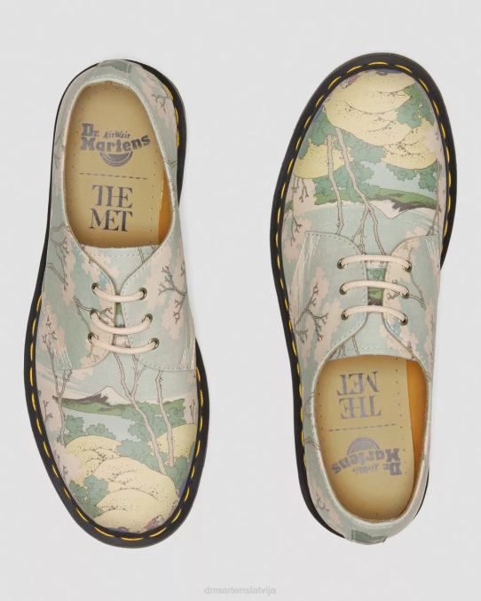 Dr. Martens apavi sievietes multi šedevrs 1461 met ādas oksfordas kurpes LHJP296