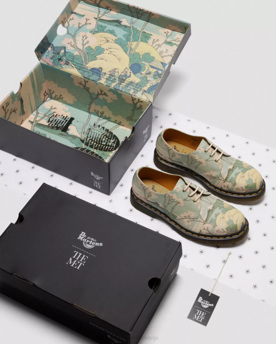 Dr. Martens apavi sievietes multi šedevrs 1461 met ādas oksfordas kurpes LHJP296