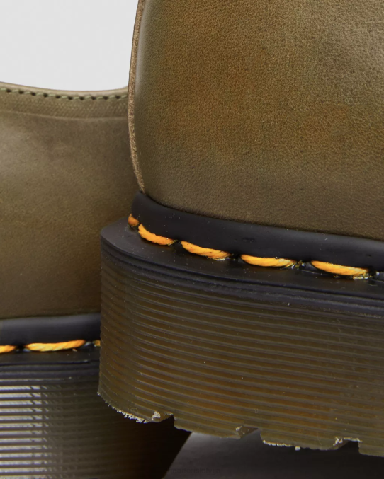 Dr. Martens apavi sievietes olīvu zars, denveras dārzeņu iedegums 1461. gada Anglijā ražotas denveras ādas oksfordas kurpes LHJP314