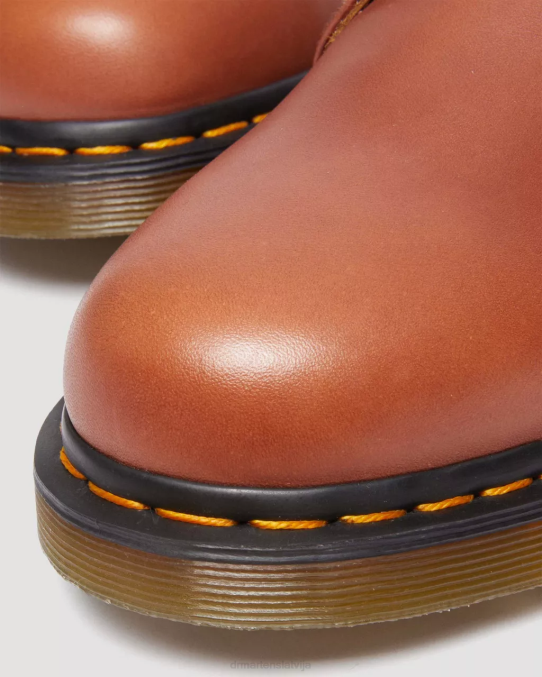 Dr. Martens apavi sievietes seglu tan carrara 1461 Carrara ādas oksfordas kurpes LHJP294