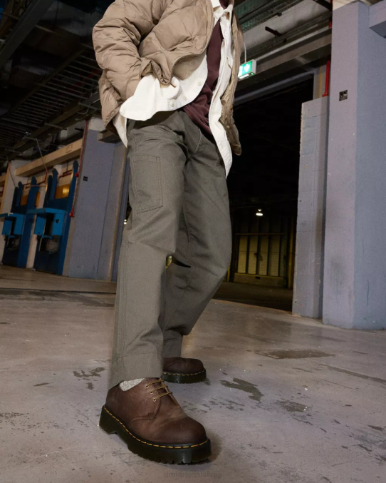 Dr. Martens apavi sievietes tumši brūns trakais zirgs 1461 bex crazy zirga ādas oksfordas kurpes LHJP224