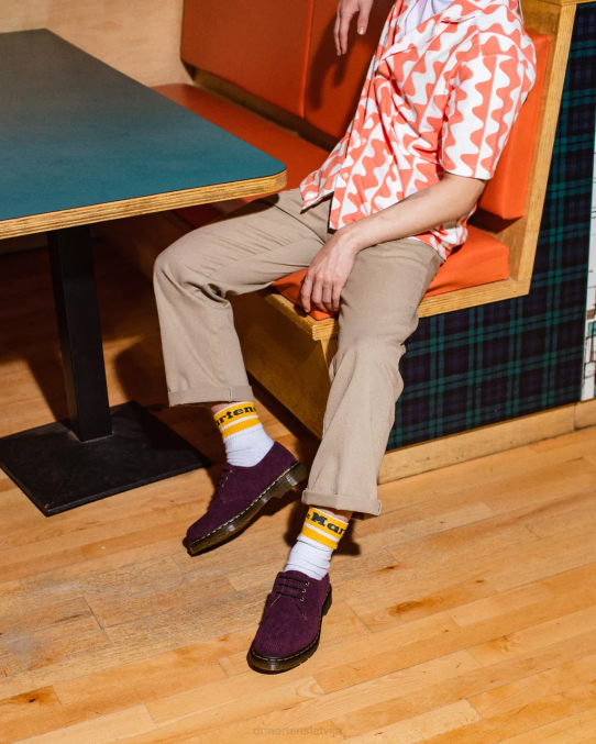 Dr. Martens apavi sievietes vēršasins hercogiene velveta 1461 velveta oksfordas kurpes LHJP313